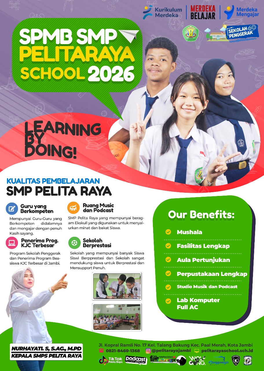 Brosur SMP Pelita Raya